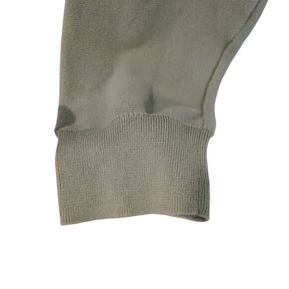 J Crew Sweatshirt Womens XL Mint Green Crew Neck Pullover Waffleknit Lightweight - Picture 8 of 12